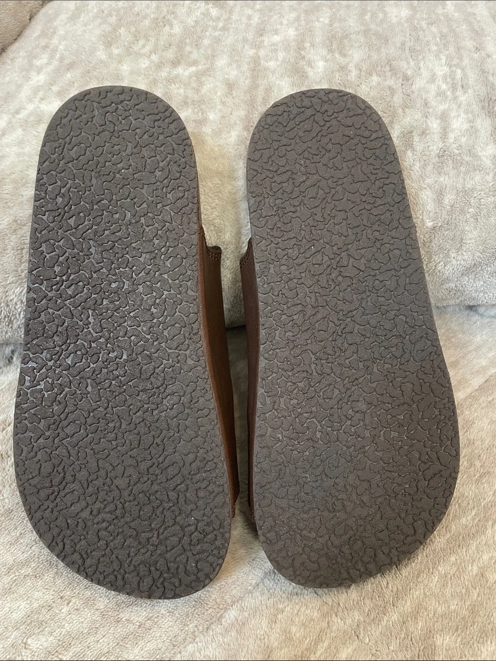 OshKosh Brown Suede-Look Kids Sandals with Buckle